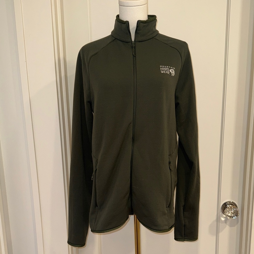 Mountain Hardwear Dark Green Fleece Jacket